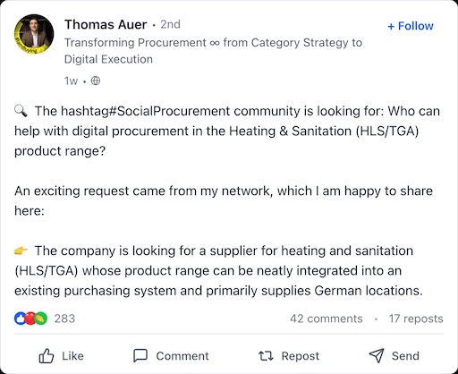 Thomas Auer SocialProcurement Supplier Discovery